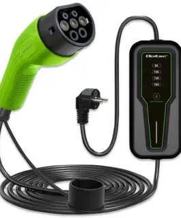 Qoltec зарядно for EV 2in1 type2 with regulation