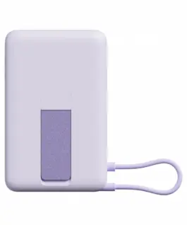 XIAOMI външна батерия Magnetic 10000 with stand лилав