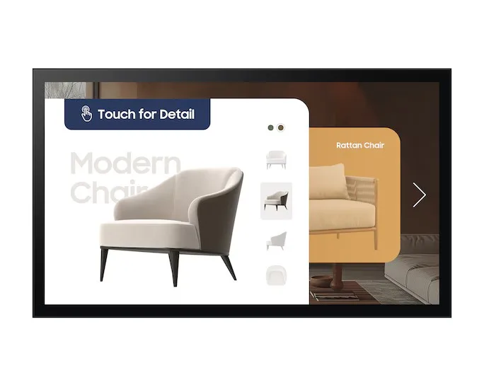 Samsung Monitor interactive 32 inch QM32C-T LH32QMCTBGCXEN