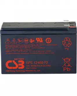 CSB UPS12460 12V 9.6Ah UPS12460F2