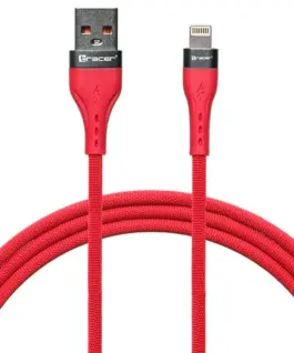 Tracer кабел USB A-Lightning 1m червен