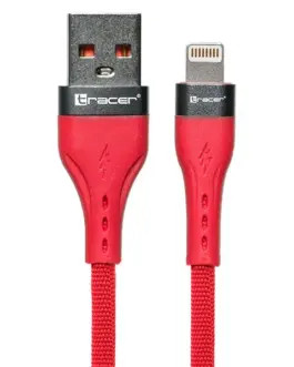 Alternative view of Tracer кабел USB A-Lightning 1m червен