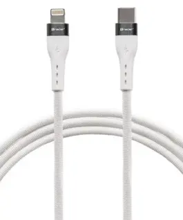 Tracer кабел Type C - Lightning 1m бял