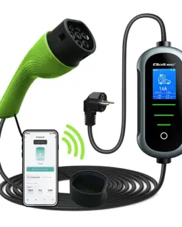 Qoltec EV electric зарядно за кола 2in1 3.5kW WiFi TUYA 5m