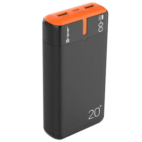 Tracer външна батерия Tracer EnerG en 20000mAh PD+QC3.0 черен-оранжев