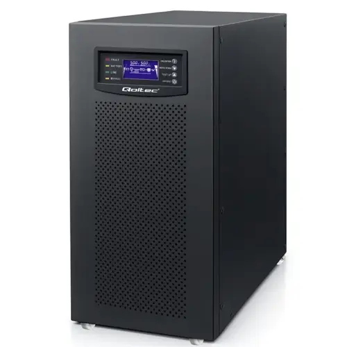 Qoltec 3phase UPS 10kVA 8kW LCD EPO USB online