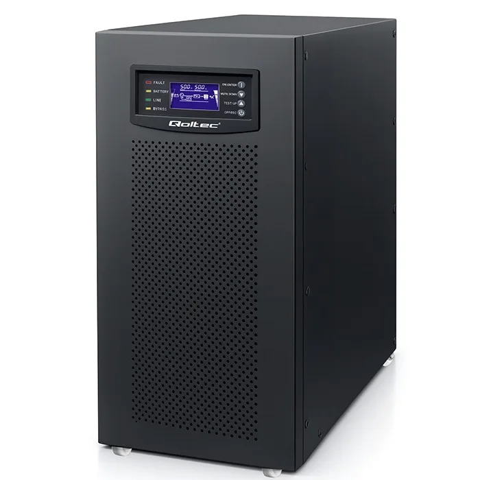 Qoltec 3phase UPS 10kVA 8kW LCD EPO USB online
