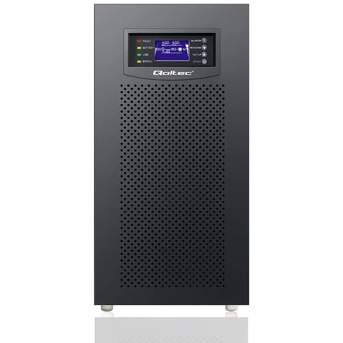 Qoltec 3phase UPS 10kVA 8kW LCD EPO USB online - Image 4