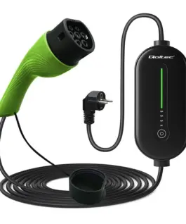 Qoltec EV electric зарядно за кола 2in1 type2 3.5kW 5m