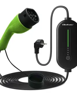 Qoltec EV electric зарядно за кола 2in1 type2 3.5kW 5m