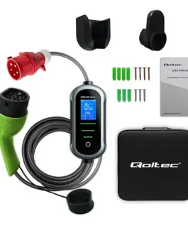 Qoltec EV electric зарядно за кола 22kW 400V WiFi TUYA 7m