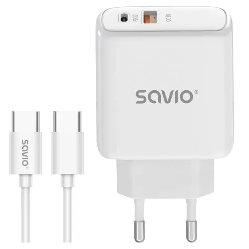 Savio зарядно LA-13 20W +кабел SAVIO
