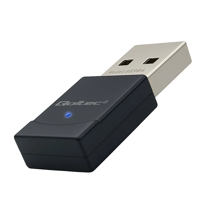 Qoltec Wireless WiFi адаптер Standard AX BT 5.4 - Image 4