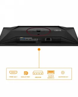 Alternative view of AOC Monitor 26.5 inches Q27G4SDR QD-OLED 360Hz HDMIx2 DP Pivot