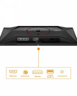 Alternative view of AOC Monitor 26.5 inches Q27G4ZDR QD-OLED 240Hz HDMIx2 DP