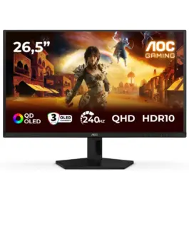 AOC Monitor 26.5 inches Q27G41ZDF QD-OLED 240Hz HDMIx2 DP