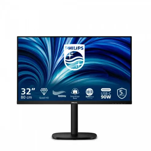 Philips Monitor 31.5 inches 32B2U3601 IPS 100Hz HDMI DP RJ45 USB-C Pivot