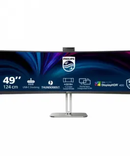 Philips Monitor 48.8 inches 49B2U6903CH VA HDMIx2 DP RJ45 HAS Thunderbolt 4