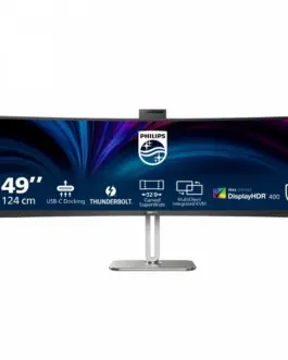 Philips Monitor 48.8 inches 49B2U6903CH VA HDMIx2 DP RJ45 HAS Thunderbolt 4