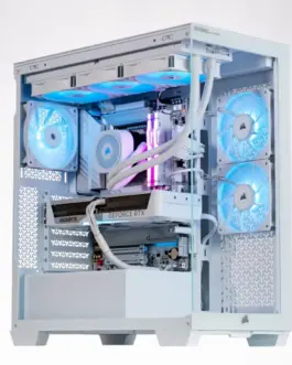 Alternative view of OPTIMUS Компютър E-Sport Extreme GZ890T-CR1 Core Ultra 7K/32GB/2TB/RTX 5070 OC/бял