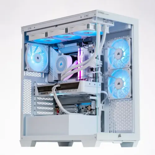 Alternative view of OPTIMUS Компютър E-Sport Extreme GZ890T-CR1 Core Ultra 7K/32GB/2TB/RTX 5070 OC/бял