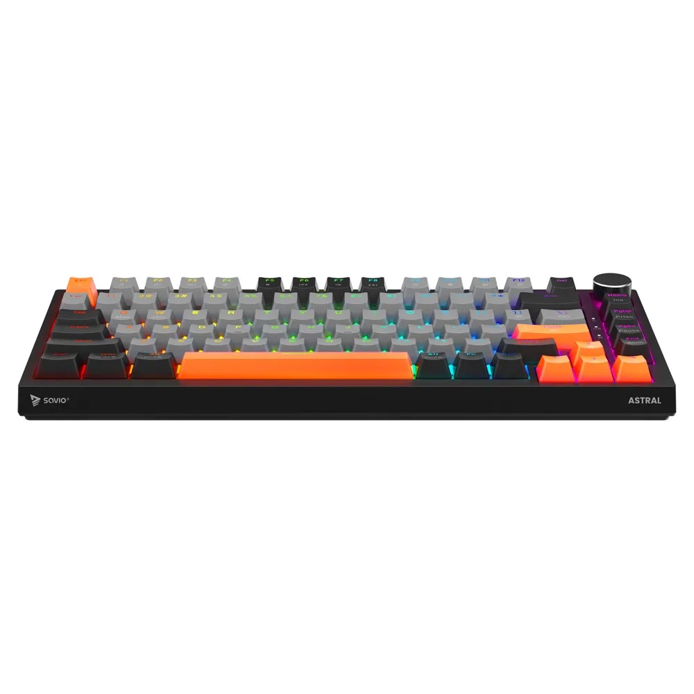 Savio Keyboard ASTRAL BJ 3C OUTEMU бял RGB - Image 2