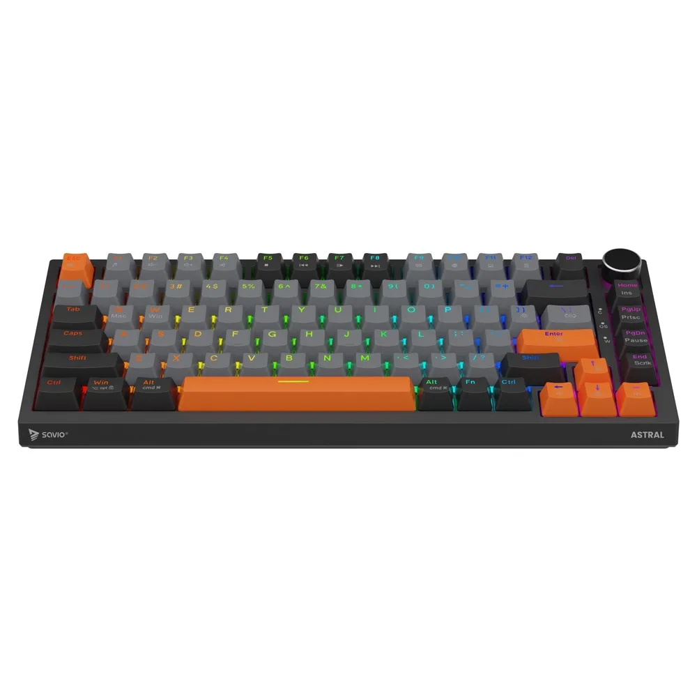 Savio Keyboard ASTRAL BJ 3C OUTEMU бял RGB - Image 3