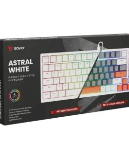 Alternative view of Savio Kayboard ASTRAL бял Jade OUTEMU бял RGB