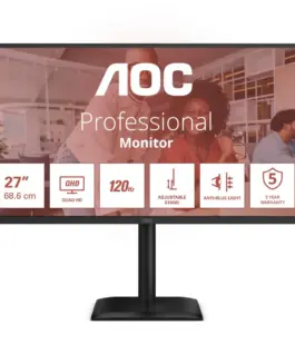 AOC Monitor 27 inches Q27E4CV IPS 120Hz HDMI DP USB-C RJ45
