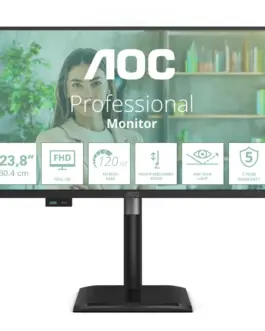 AOC Monitor 23.8 inches 24P4U IPS 120Hz HDMI DP USB-C