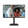AOC Monitor 24E4CV 23.8 cala IPS 120Hz HDMI DP USB-C RJ45 Pivot Głośniki
