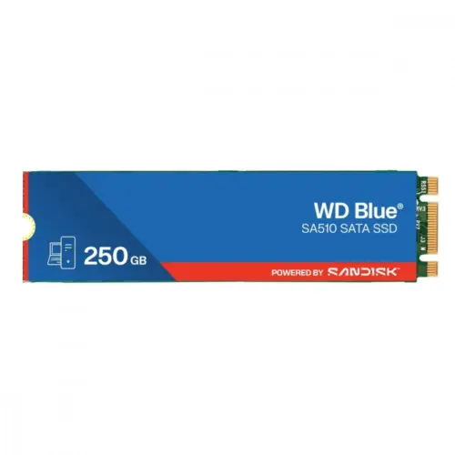 Western Digital SSD drive син 250GB SA510 M.2 2280 WDS250G3B0B