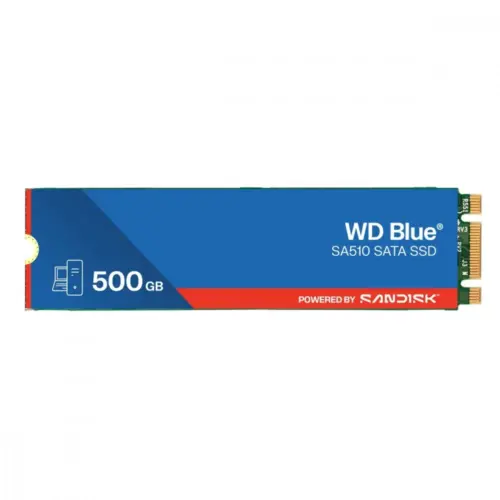 Western Digital SSD drive син 500GB SA510 M.2 2280 WDS500G3B0B