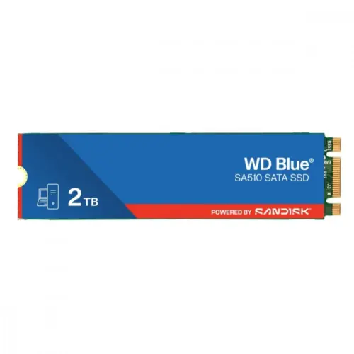 Western Digital SSD диск син 2TB SA510 M.2 2280 WDS200T3B0B