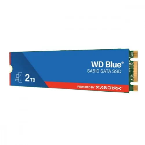 Alternative view of Western Digital SSD диск син 2TB SA510 M.2 2280 WDS200T3B0B