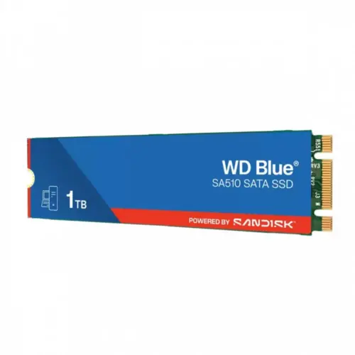 Alternative view of Western Digital SSD drive син 1TB SA510 M.2 2280 WDS100T3B0B