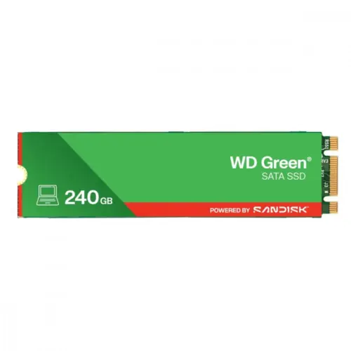 Western Digital SSD drive зелен 240GB SATA M.2 2280 WDS240G3G0B