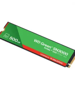Western Digital SSD зелен 500GB M.2 2280 SN3000 NVMe PCIE4.0
