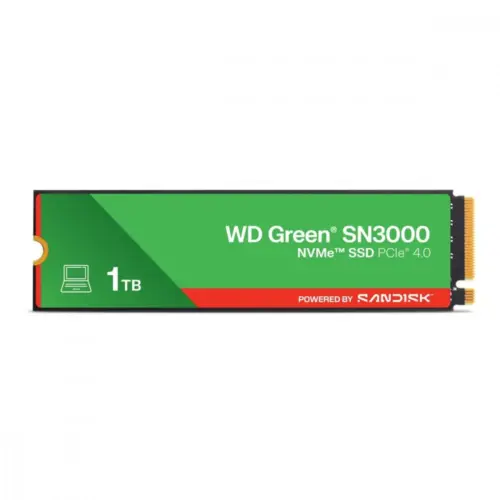 Western Digital SSD зелен 1TB M.2 2280 SN3000 NVMe PCIE4.0