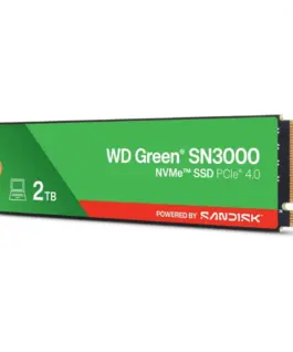 Alternative view of Western Digital SSD зелен 2TB M.2 2280 SN3000 NVMe PCIE4.0