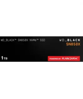 Western Digital SSD drive черен 1TB SN850X NVMe M.2 PCIe Gen4 2280