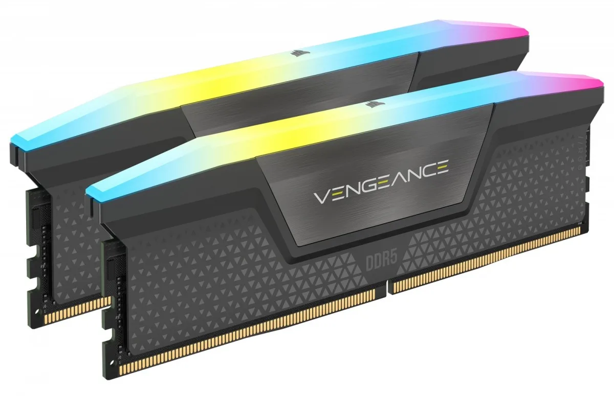 Corsair памет DDR5 Vengeance RGB 32GB/6000 (2x16GB) CL38 Intel XMP & AMD EXPO