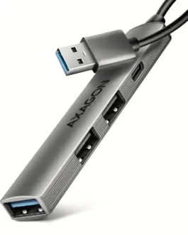 AXAGON HUE-STA HUB 4-port 1x USB 5Gbps 2xUSB2.0 +USB