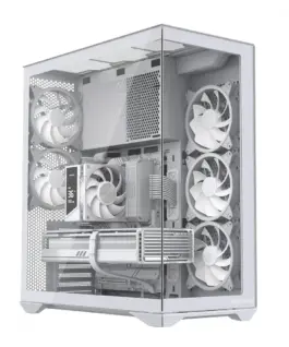 Alternative view of MODECOM кутия за компютър Volcano Space XL ARGB Full Tower 5 fans, бял