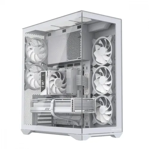 Alternative view of MODECOM кутия за компютър Volcano Space XL ARGB Full Tower 5 fans, бял