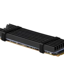 Охладител за процесор Охладител AXAGON CLR-M2L6 passive - M.2 SSD 80mm SSD ALU body silicone thermal pads height