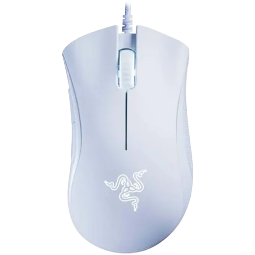Геймърска мишка Razer DeathAdder Essential White Edition Gaming Mouse True 6 400 DPI optical sensor Ergonomic Form Facto