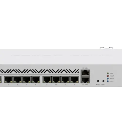 12-портов комутатор MikroTik CCR2116-12G-4S+ с 4 SFP+ порта