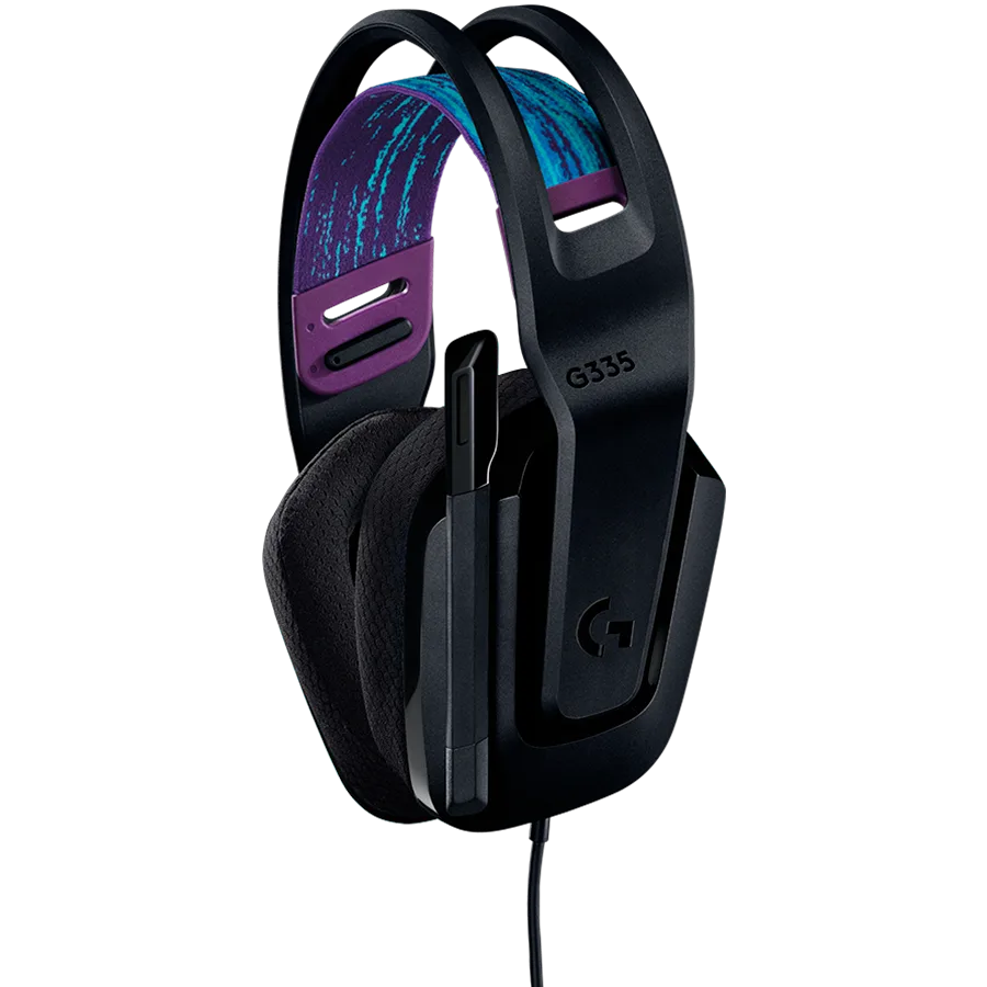Геймърски слушалки LOGITECH G335 Wired Gaming Headset - BLACK - 3.5 MM - Image 11