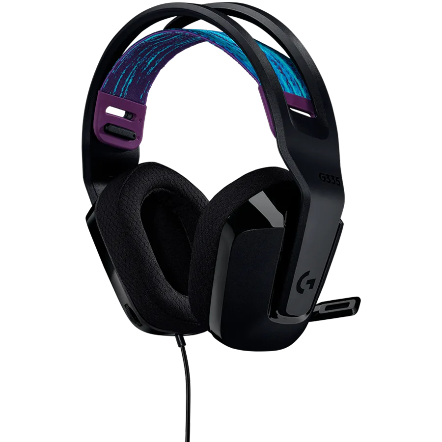 Геймърски слушалки LOGITECH G335 Wired Gaming Headset - BLACK - 3.5 MM - Image 24